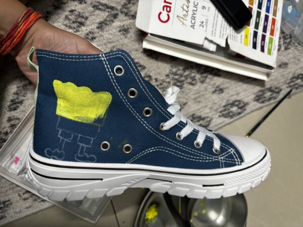 black high heels shoes