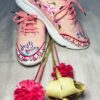 hand painted sneakers petal kick
