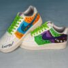 hand painted sneakers colour bomb