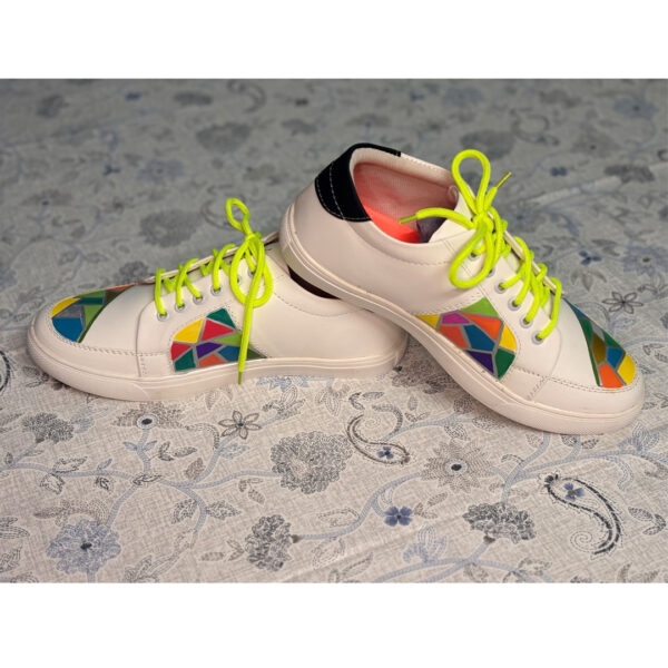 Hand Painted Sneakers - Colour Block
