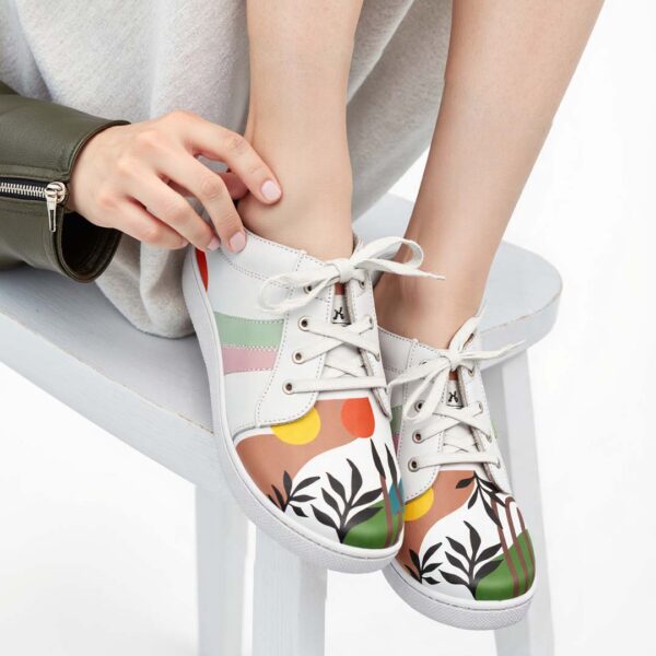 Hand Painted Sneakers - Floral Funda